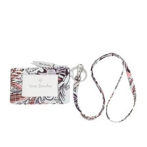 Vera Bradley Ultralight Zip ID & Lanyard NWT
